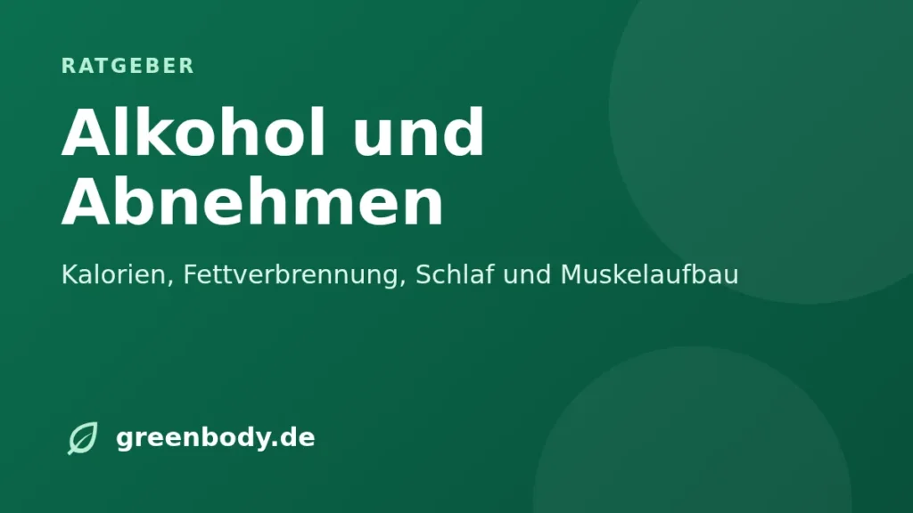 Titelbild: alkohol abnehmen