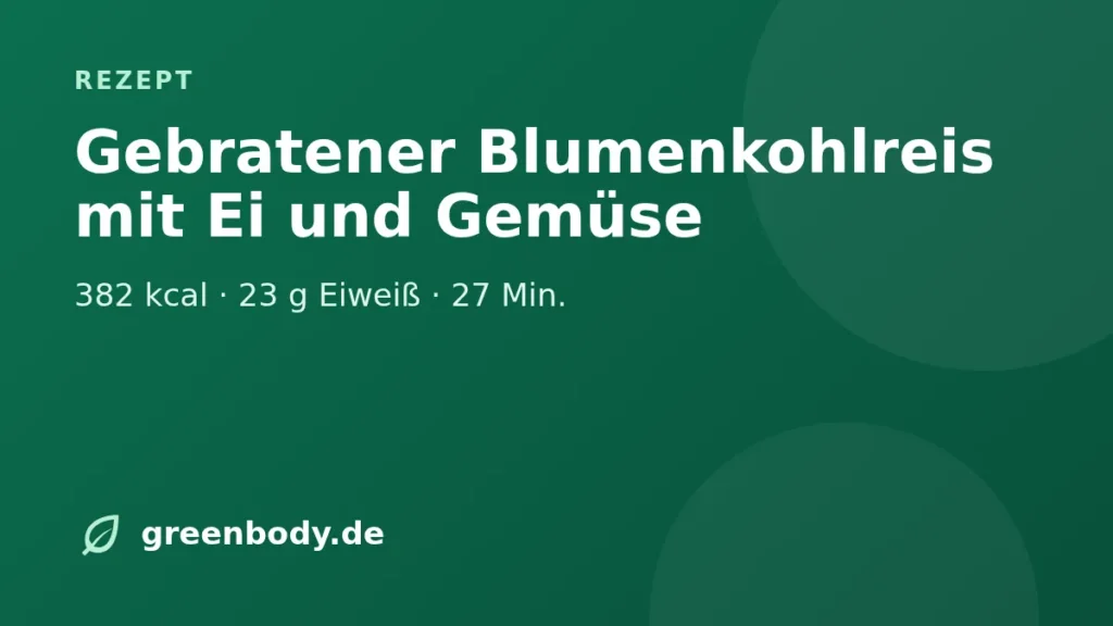 Titelbild Rezept: blumenkohlreis