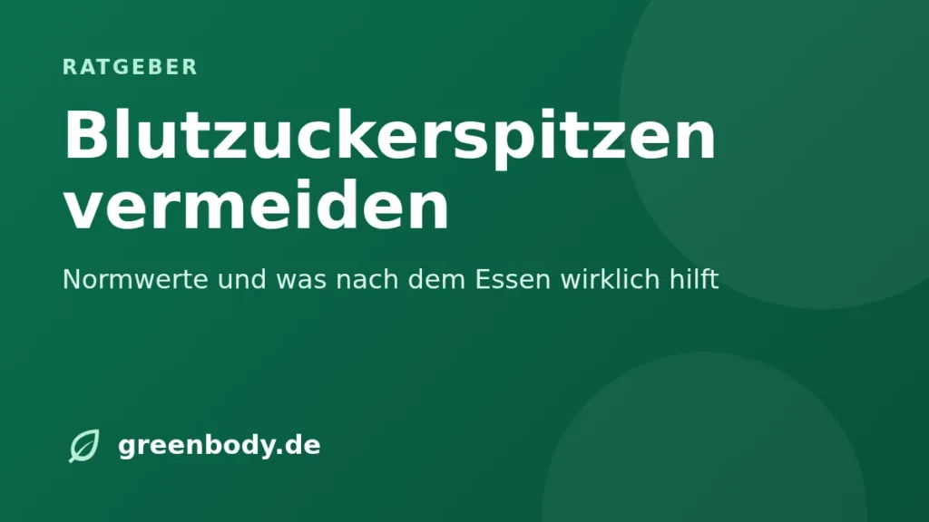 Titelbild: blutzucker stabil