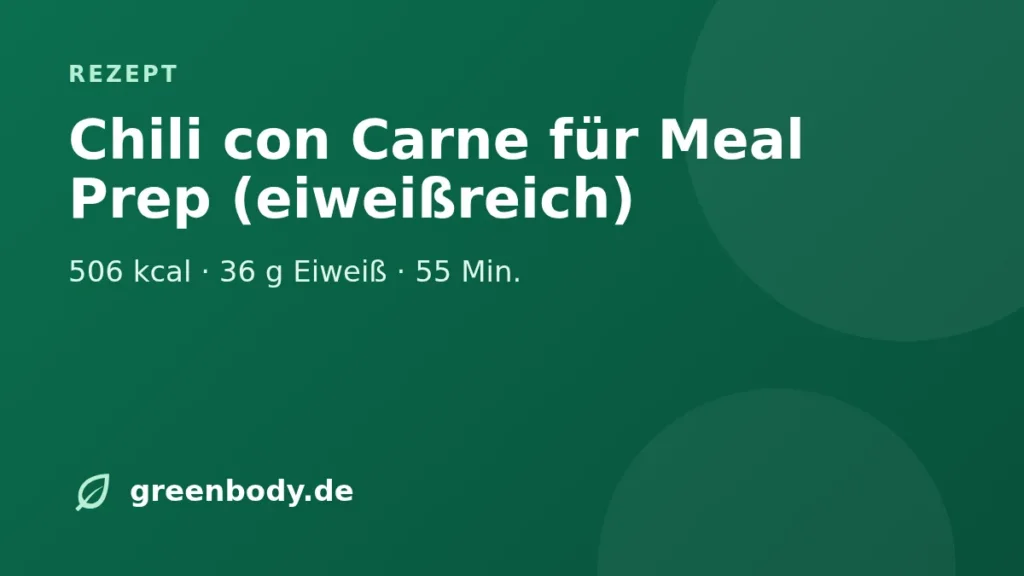 Titelbild Rezept: chili con carne