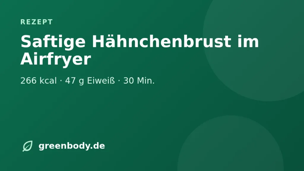 Titelbild Rezept: haehnchen airfryer