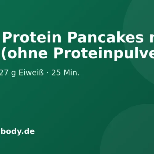 Titelbild Rezept: high protein pancakes