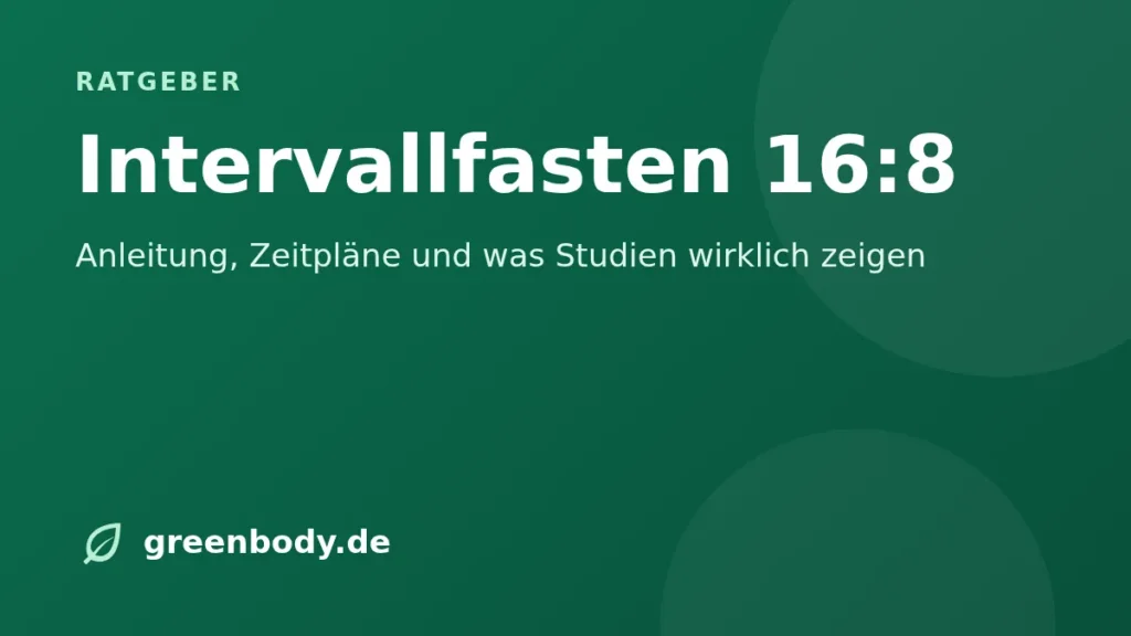 Titelbild: intervallfasten 16 8