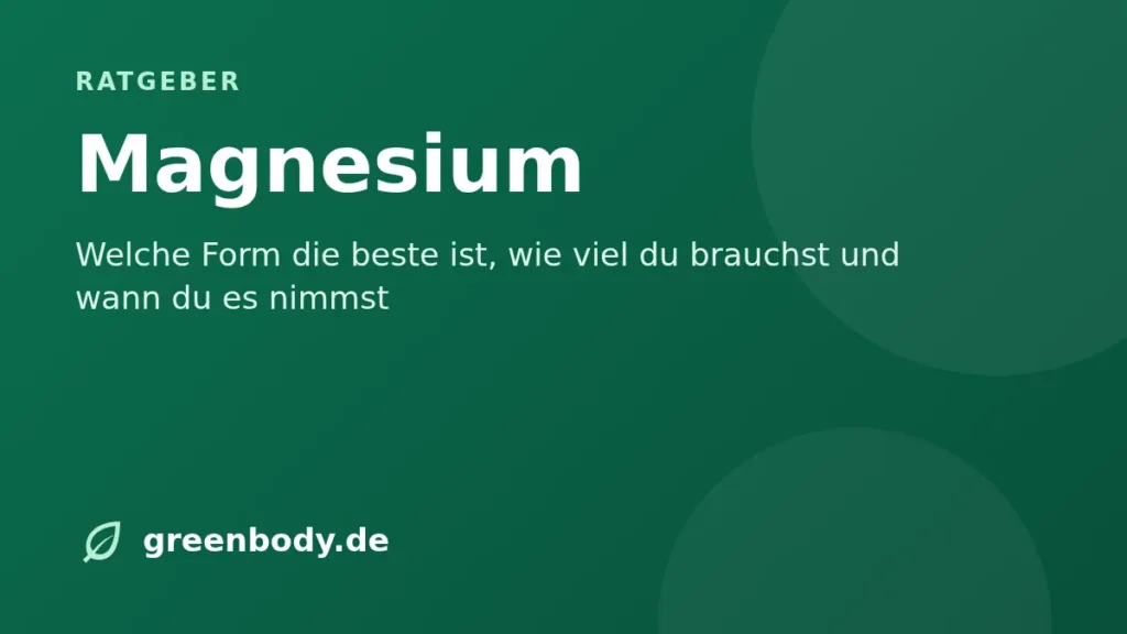 Titelbild: magnesium