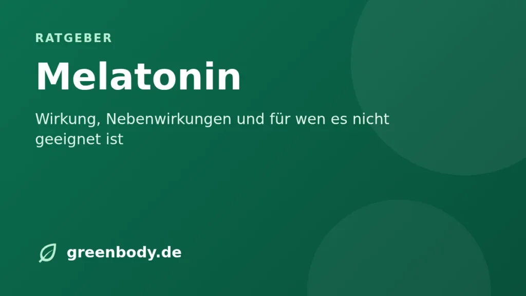Titelbild: melatonin