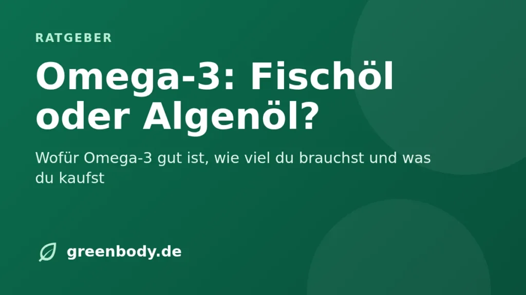 Titelbild: omega 3