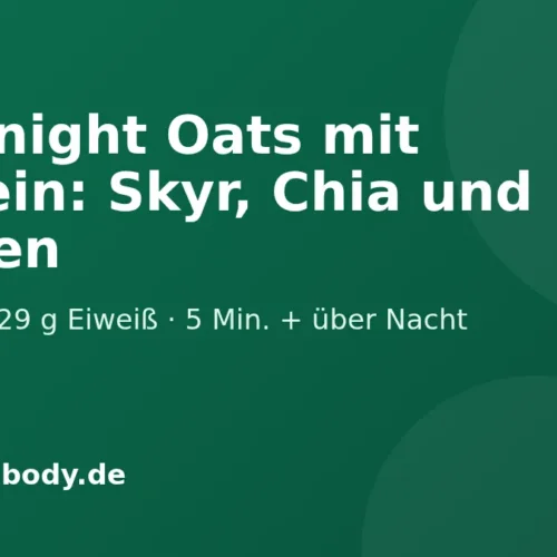 Titelbild Rezept: overnight oats protein