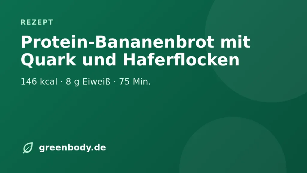 Titelbild Rezept: protein bananenbrot