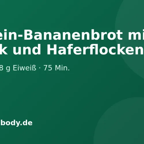 Titelbild Rezept: protein bananenbrot