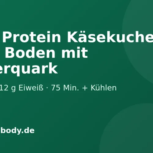 Titelbild Rezept: protein kaesekuchen