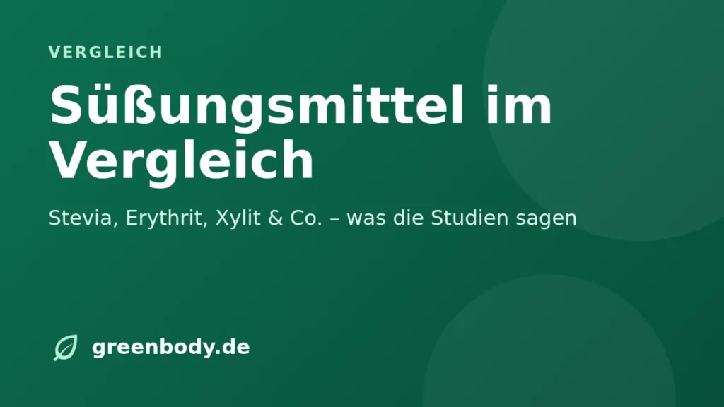 Titelbild: suessungsmittel