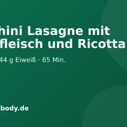 Titelbild Rezept: zucchini lasagne