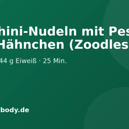 Titelbild Rezept: zucchini nudeln