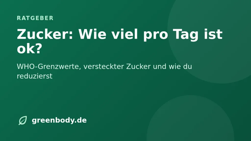 Titelbild: zucker pro tag